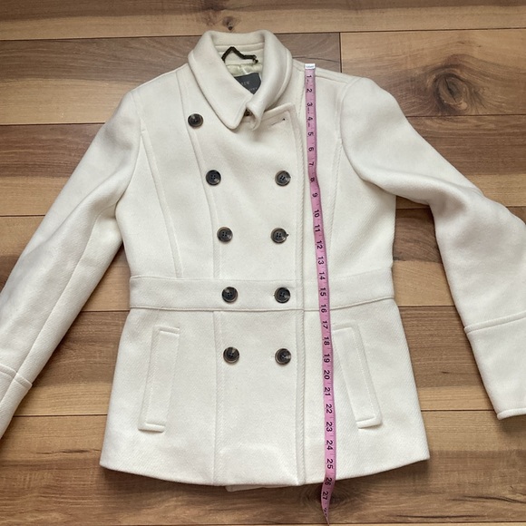 J Crew Stadium Cloth by Nello Gori Pea Coat - Picture 5 of 9